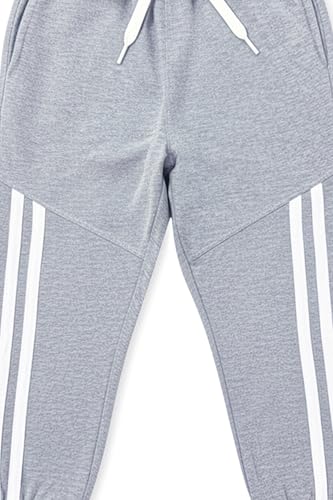 Image of Trampoline Girls Pack of 3 Cotton Blend Trackpants | Soft & Stretchy Joggers with Side Stripes | Casual Wear Bottoms for Girls