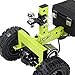 Tow Tuff Electric Trailer Dolly, 24V 800W Motor with Adjustable Hitch Height, 4-Wheel Design for Boat, Cargo, and Utility Trailers, 4500 Lb Cap, Green