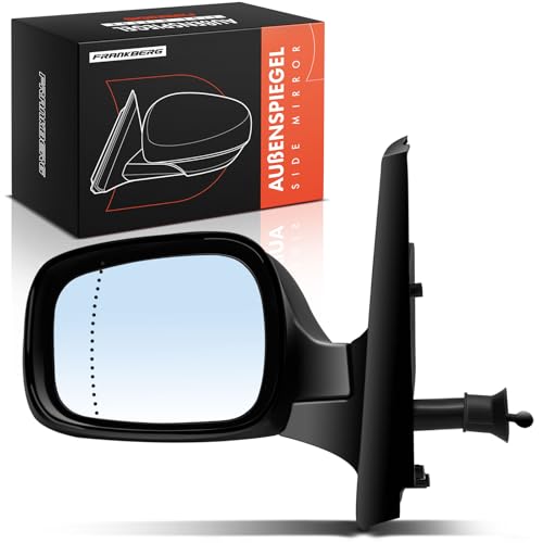 Frankberg Manuel Rétroviseur Gauche Compatible avec N.i.s.s.a.n Kubistar Camionnette X76 2003-2009 Kangoo KC0/1 2001-2024 Remplacer# 7701048401