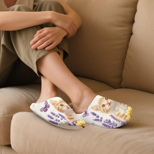 Comfy Slippers for Women Warm Bedroom Shoes Spa Slippers Easy to Slip On House Shoes3