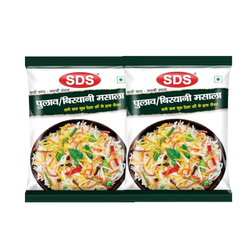 Image of SDS Pulav /Pulao Biryani Masala - 50g (Pack of 2) | Perfect for Biryani, Pulao, Fried Rice & Tawa Pulao | Pure, Aromatic & Natural | No Preservatives or Colors