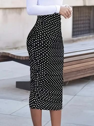 Women's 2025 Summer Casual Long Skirts High Waist Skirt2