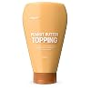 Vilgain Nut Butter Topping Peanut Butter 250 g - Liquid Peanut Cream No Added Sugar & Palm Oil High Protein Ideal for Porridge Pancakes & Yogurt Extra Creamy