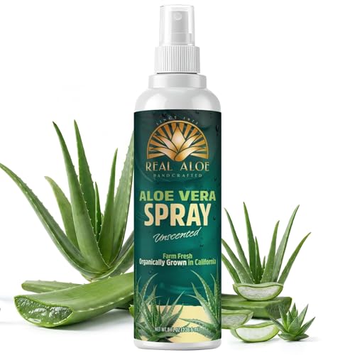 Real Aloe Aloe Vera Spray (8 fl oz) | Certified Organic California-Grown