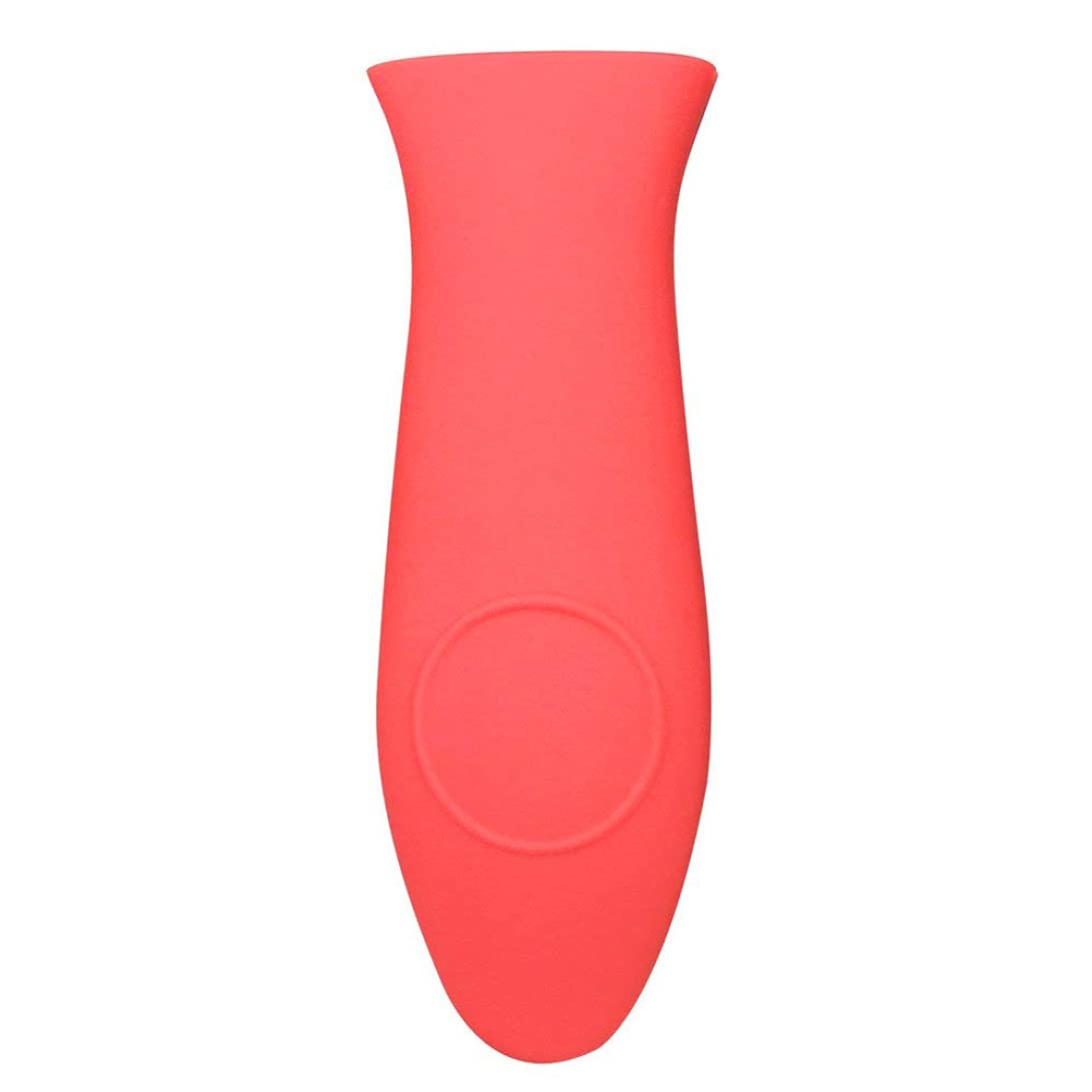 Grsrkep Heat Protecting Silicone Hot Handle Holder Pot Cast Iron Skillets and Metal Frying Pans