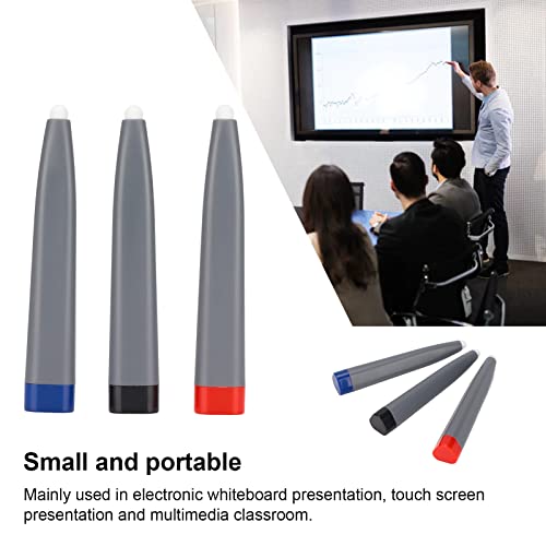 Bewinner 3 Stück Stylus Stifte für Touchscreens, Aktiver Stylus Stift mit ABS Material, Stylus Stifte mit Feiner Spitze, für Elektronische Whiteboard Präsentationen