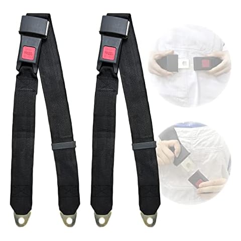 asdmm Universal Seat Belt for Golf Cart, Mobility Scooter, Electric Wheelchair, Compatible with Go Kart, EZGO, Yamaha, Club Car, UTV, 4 pcs Cover