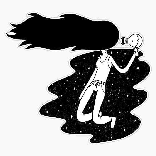 Marceline The Blowdrying Queen Vinyl Sticker Laptop Decal