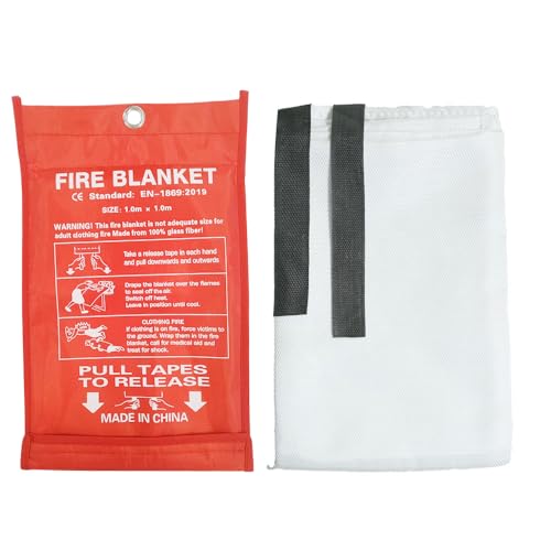 Ram Large 1M X 1M Fire Blanket with Loops