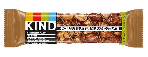 Kind Bars, Hazelnut Butter Milk Chocolate, Healthy Snack, Gluten Free Snack Bars, No Artificial Colours, Flavours or Preservatives, Multipack 12 x 40g - Image 3