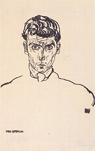 Egon Schiele Albert Paris grand tableau encadré sans reflets gênants - 2