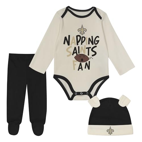 Outerstuff Infant New Orleans Saints Little Champ Three-Piece Set