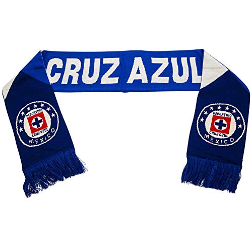 Icon Sports Unisex Knit Warm Scarf Mexicana De Fútbol Asociación Active Sports World Soccer Team Facet Reversible Scarves