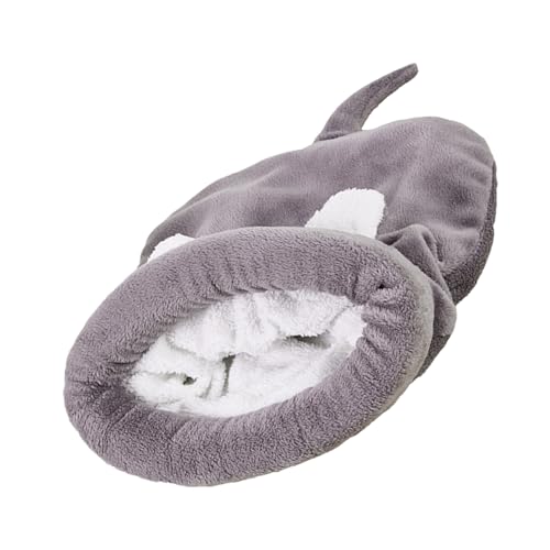 猫用冬用寝袋、犬用寝袋 - 猫用寝袋Cat Nest スナグルサック 19.6 X 15.7 インチ | 子猫抱きしめる居心地の良い子犬の巣穴パッド猫ぬいぐるみ袋室内猫犬子犬