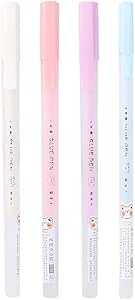 EZONE 6PCS Scrapbook Quick Dry Glue Pens Adhesive Glue Pens Crafting - View #4