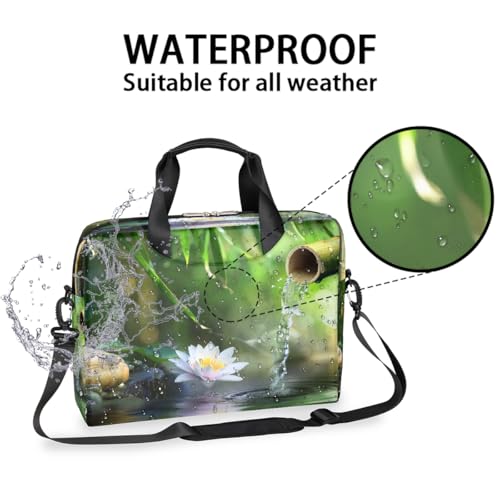 Bolso portátil Lotus Bamboo 16 pulg, maletín delgado miniatura 2