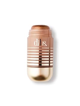 DIBS Beauty Status Stick Face and Body Highlighter - Creamy, Buildable Glow Balm for Natural Radiance - Hydrating, Multi-Use - Lightweight, Non-Sticky Finish - Color Tan Trick - Neutral bronze