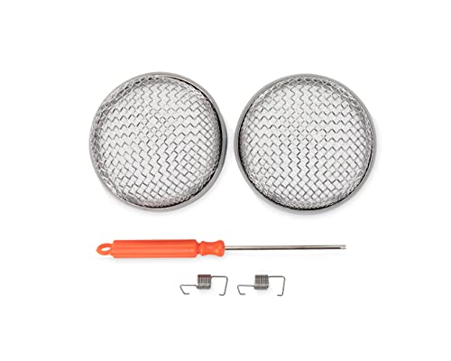 Camco Fliegender Insektenschutz | Verfügt über eine robuste Edelstahl-Netzabdeckung und passend für die meisten Duo-Therm- und Suburban-Ofenschlitze (42141)