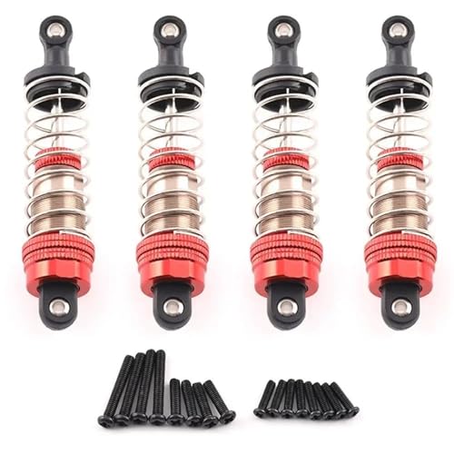 Amortisseur métal à ressort pour châssis 124017 voiture RC orange