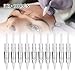 ATOMUS 10pcs Eyebrow Tattoo Cartridge Needles Disposable Permanent Makeup Tattoo Needles for Eyebrow Eyeliner Tattoo Machine (3R)