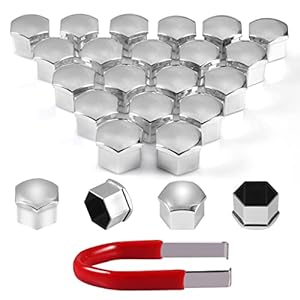 Moinkerin Nakładki na Nakrętki Kół 17 mm 20 sztuk