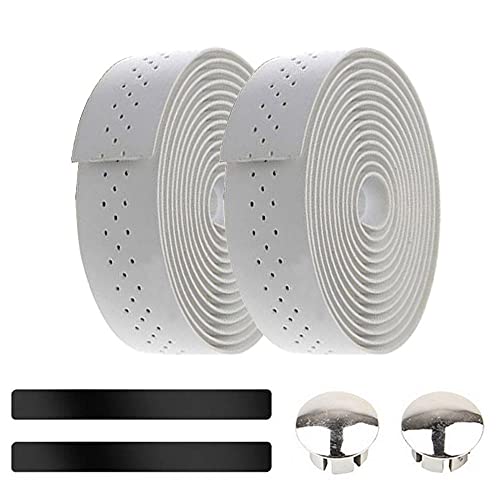 【 Materiale di Alta Qualità 】: il design in pelle di lusso rende la tua amata bici speciale e impressionante. alta densità, buona duttilità, leggero e morbido. Traspirante, antiscivolo, assorbente del sudore e ad alta resistenza alla trazione. Difficile da staccare.