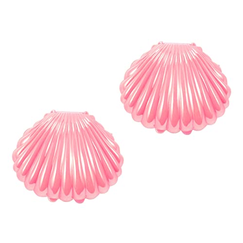 2 ciotole di simulazione Creative Creatim ufficio backdrop decorazione per la casa ornamento a conchiglie fotografia gioielli custodia per riporre oggetti di scena plastica