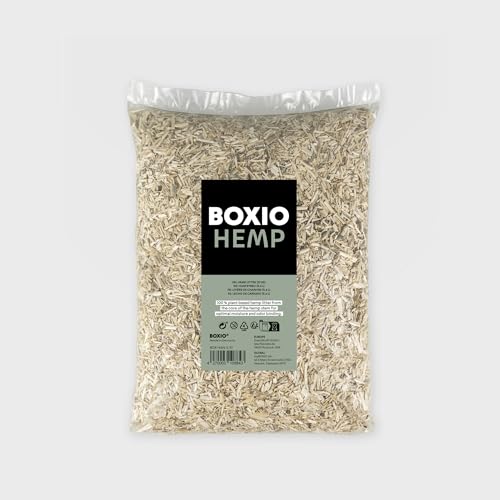 Comparison: Best Material For Composting Toilet 11 BOXIO - Hemp: 5.6 l Odor Neutralizer & Bedding - Ideal for Camping Toilets, Separation Toilets, and composting Toilets, but Also as Bedding for Hamsters, Small Animals, or Rabbits.