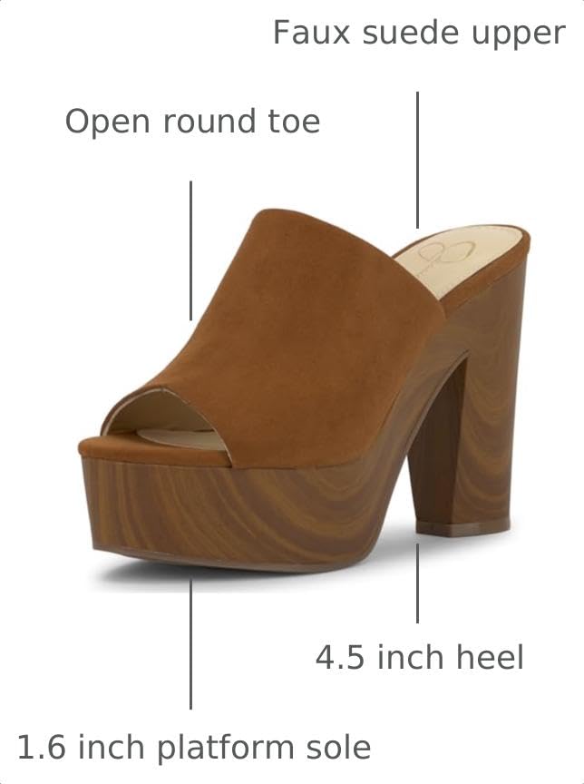 Image of Jessica Simpson Women's Shelbie Block Heel Platform Mule