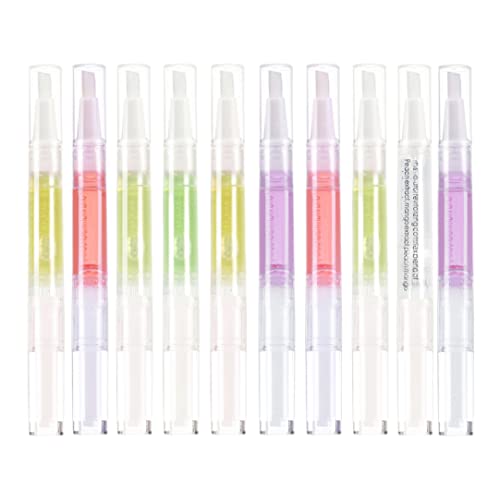 Bolígrafos de aceite para cutículas hidratante en kit de 10 unidades para el cuidado de uñas