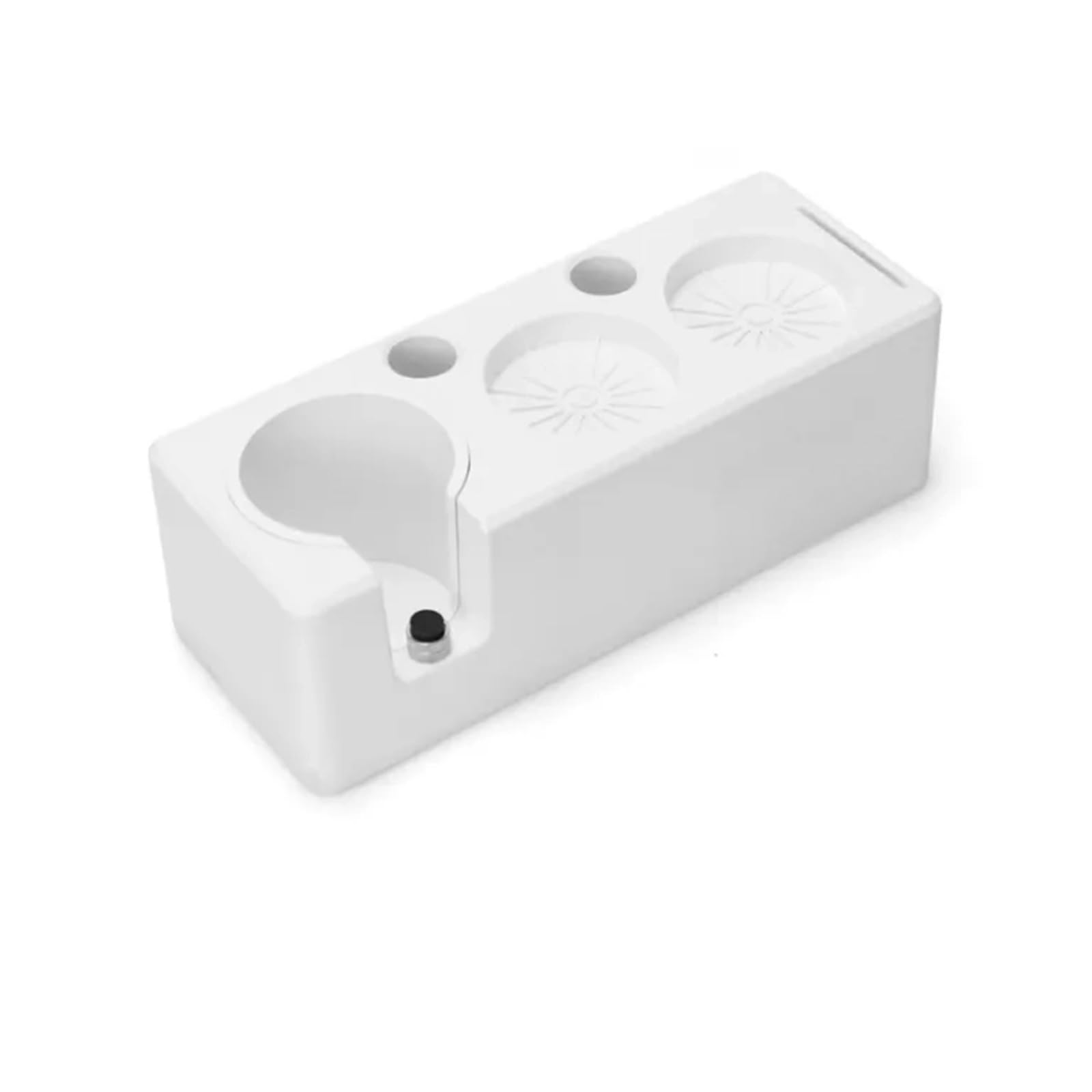 Station De Bourrage De Café 51mm 54mm 58mm, Support De Porte-filtre, Compatible for De Longhi, Compatible for Breville, Support Stable for Accessoires Expresso(57mm White)