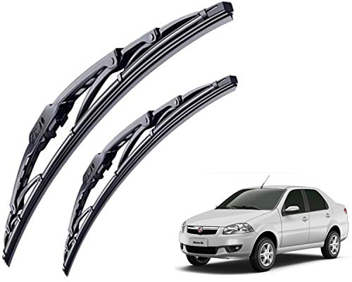 Image of WolkomHome High Performance OE Car Wiper Blade Replacement set of 2 Pc Right 24 inch Left 16 inch for Fiat Siena