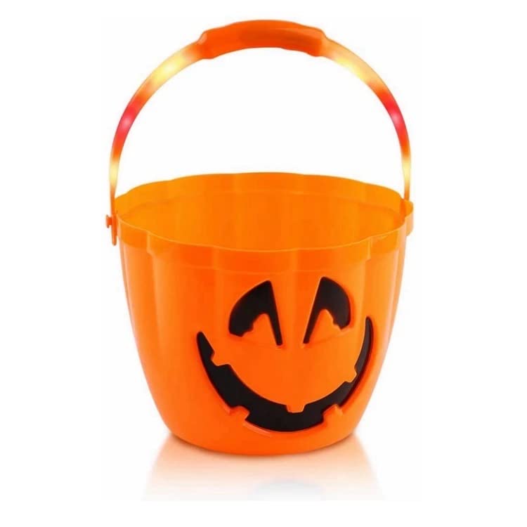 Halloween Light up Pumpking Bucket | Halloween Bucket