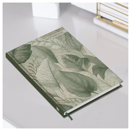 Image of Hard Bound Notebook for Girls & Women | A5 Ruled Journal | 192 Pages | 80 GSM Premium Paper | Designer Laminated Cover | Ribbon Bookmark | Notebook for School, College, Office, Journaling & Note Taking (DM4010)