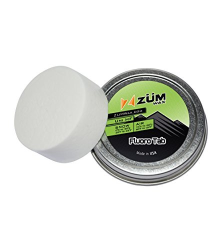 ZÜMWAX HIGH Fluoro TAB/Fluoro Block - Super Nano Racing Technology - Best Fluoro in The PUREST Form & Quality!!! Environmentally Friendly & Non-Toxic ski Wax!