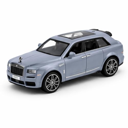 Image of Rolls-Royce Cullinan Luxury SUV 1:36 Scale Die-Cast Metal Car Model - Openable Doors Pull-Back Alloy Collectible Toy Car