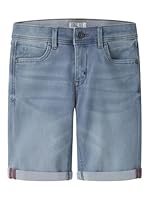 NAME IT Jungen Nkmsilas Slim Dnm L 2272-ax Noos Shorts, Light Blue Denim, 164 EU