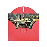 Beaucoup d'espace pour votre message : les dimensions de la carte – 10 cm de longueur une fois pliée, 20 cm dépliée, et 15 cm de hauteur – garantissent un grand espace pour votre message personnalisé.