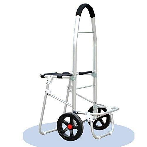 HLR Einkaufstrolley Einkaufswagen Große Kapazitäts-Light Weight Faltbare Mobileinkaufswagen mit Sitz Push Cart Bag mit 2… – Bild 6