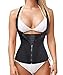 Memoryee Faja Reductora Mujer Camisetas Sauna Adelgazantes Cinturón de Entrenamiento para Mujeres Corsé/Negro/M