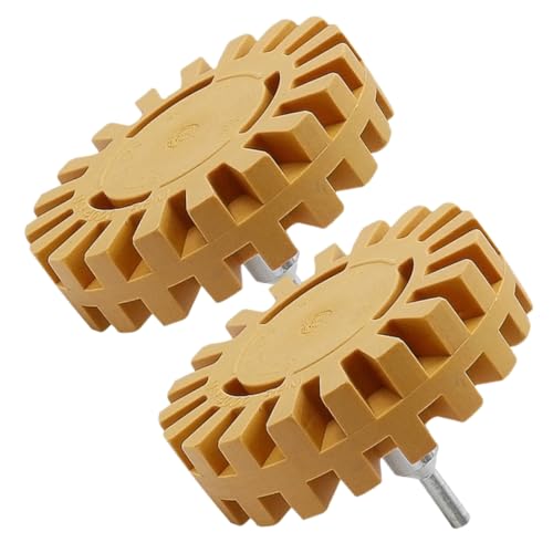 SOLUSTRE 2pcs Eraser Wheel Efficient Adhesive Paint Remover Compatible Pneumatic Tools for Vehicle Home Renovation for Quick Removal