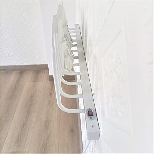 Secador eléctrico para calzado, montaje en pared, blanco miniatura 2