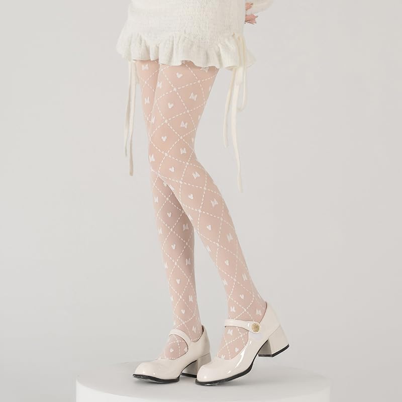Image of Sahabowi Women's Sheer Tights, High Waist Pantyhose, Vintage Control Top Stockings,Shaping Pantyhose Slimming Butt Lifting