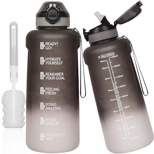 DEARRAY Borraccia 2L Tritan con Cannuccia