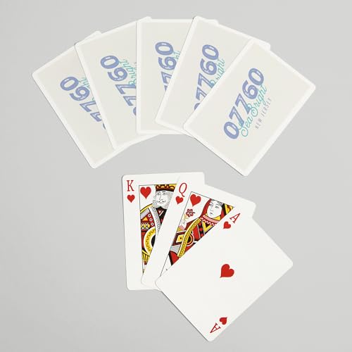 Baraja de cartas Sea Bright, 52 cartas tamaño póker miniatura 7