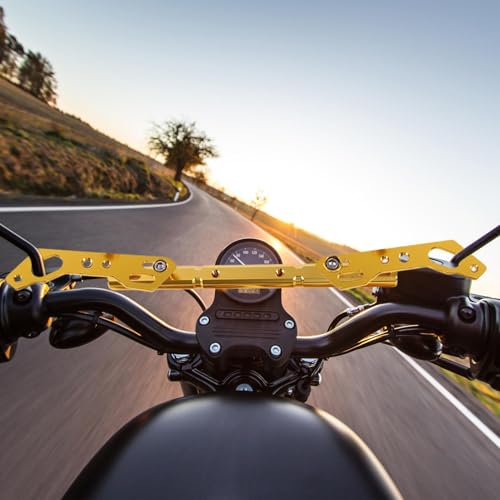 Accesorios multifuncionales para moto y extensor de manillar regulable de aluminio 3