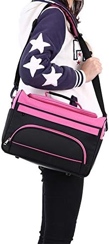 Professional Cosmetics Beauty Hairdressing Styling Bag, Multi-functional Hair Stylist Hairdresser Salon Makeup Beauty Cosmetics Organizer Tool Bag Case Holder Box with Strap for Hair Stylist