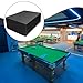 CAQYPVH Pool Table Cover, Reusable Oxford Cloth Heavy Duty Black, 7 ft