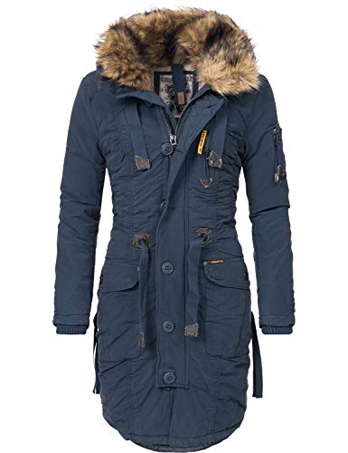 Preisvergleich Produktbild khujo Damen Winterparka Winterjacke Stefania Blau Gr. M