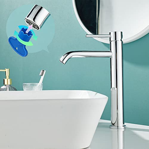 Ankoory Tall Bathroom Basin Mixer Tap - Image 4